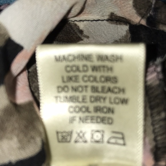 LOVE 4 TRUTH floral wrap semi sheer snap closure hi-low tunic NEW size S - Picture 7 of 10